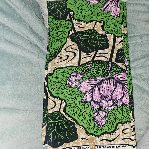 Green and Purple Fabric - Picture 9 of 10